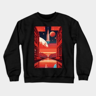 Soviet space art Crewneck Sweatshirt